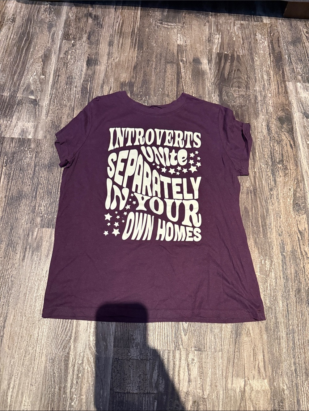 Wound Up Purple Introverts Unite Graphic Tee